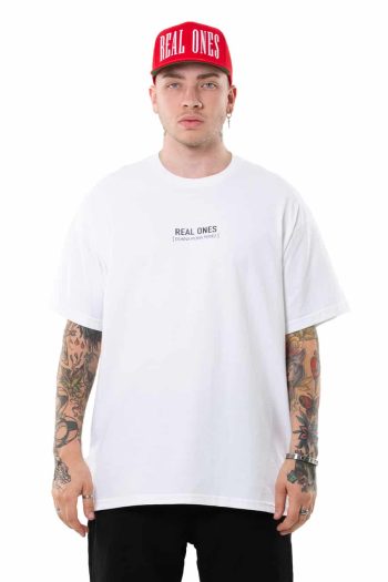 Oversize Real Ones Shirt - [White] - Men