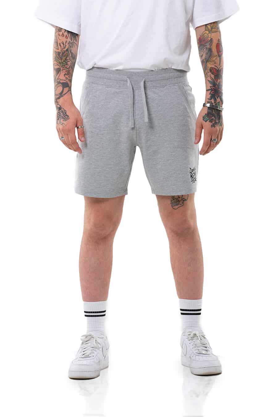 Doodle Jogger Cut Shorts - [Grey] - Men