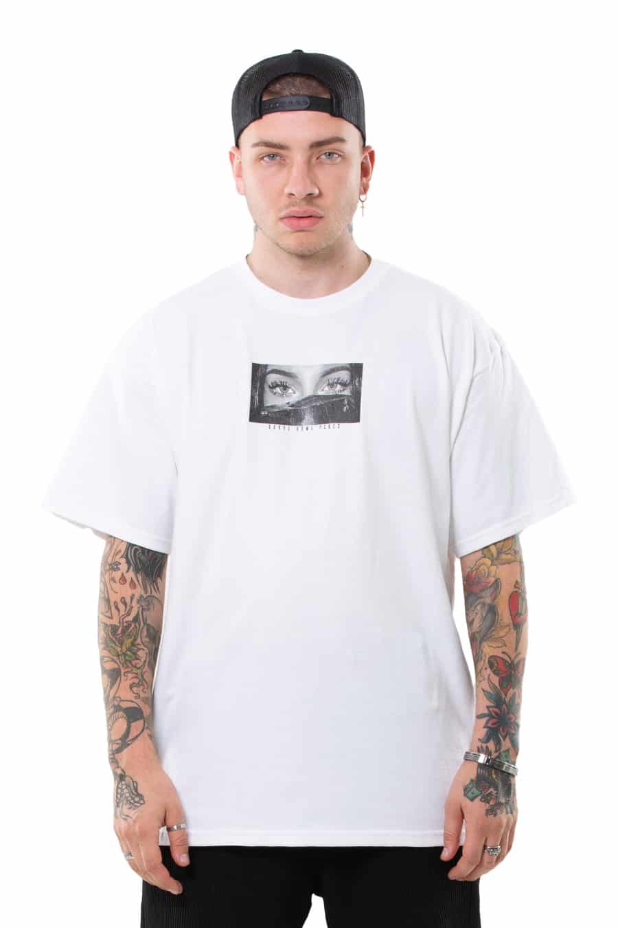 Pretty Eyez Oversize Shirt - [White] - Men