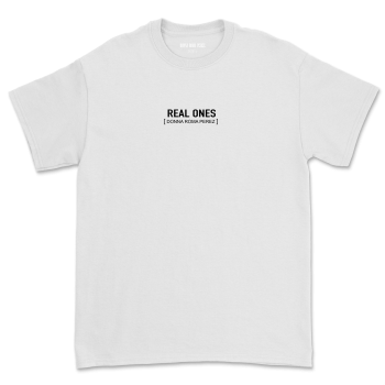 Oversize Real Ones Shirt - [White]